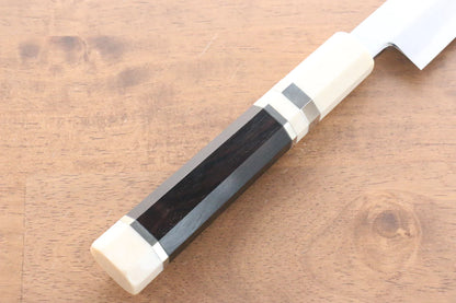 Jikko  Blue Steel (บลูสตีล) มีด Sakimaru Yanagiba มีดทำครัวญี่ปุ่น 300mm ด้ามไม้มะเกลือ (ประดับห่วงคู่)