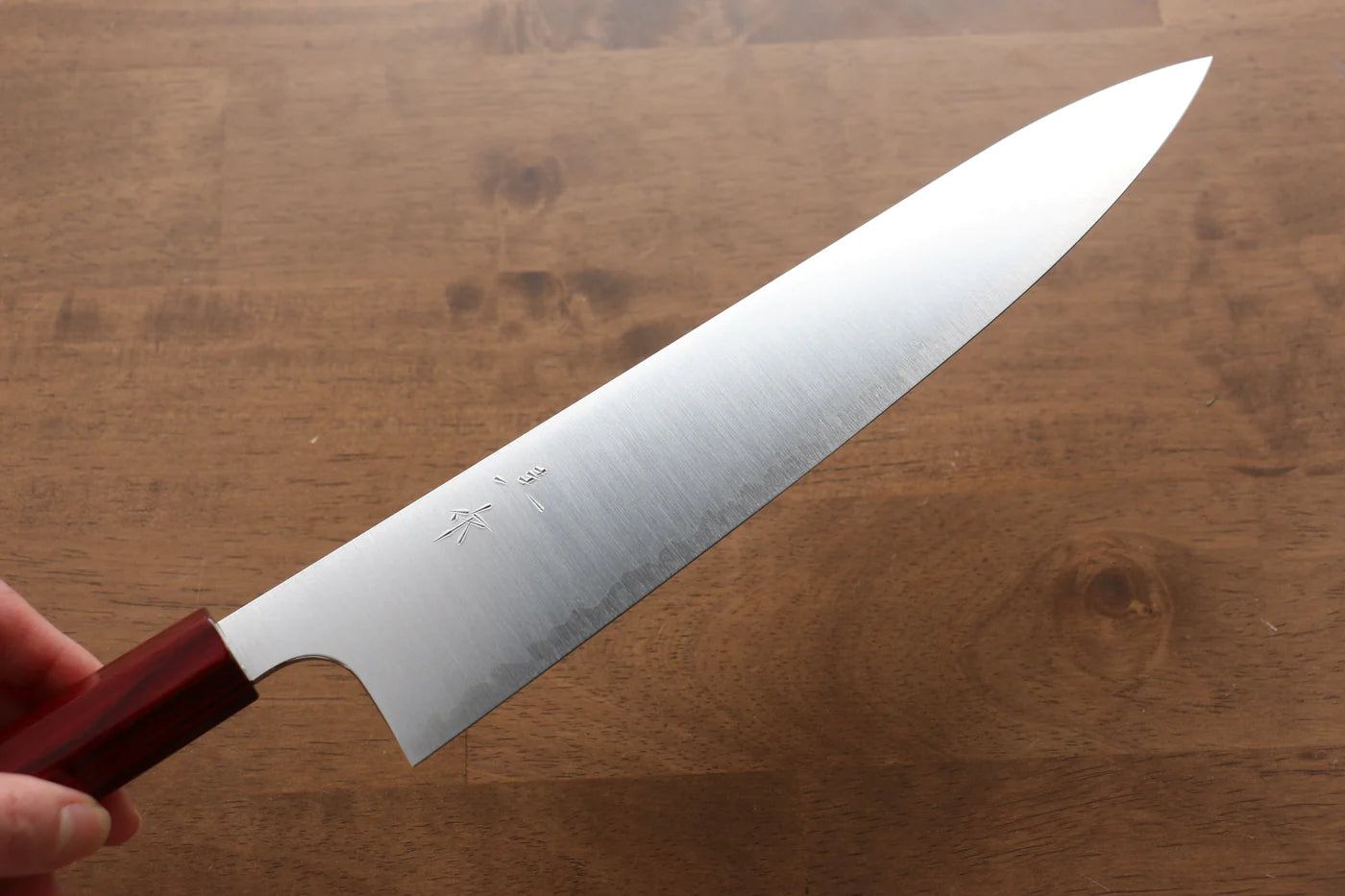 Kei Kobayashi R2/SG2 มีดกิวโตะ Gyuto มีดทำครัวญี่ปุ่น 240mm ด้ามเคลือบสีเเดง