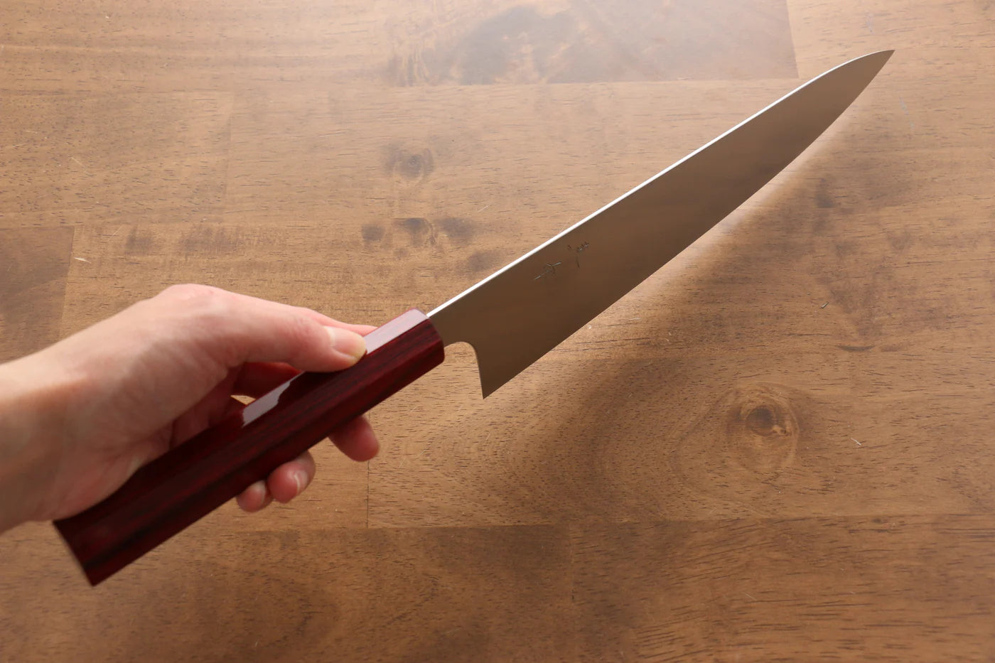 Kei Kobayashi R2/SG2 มีดกิวโตะ Gyuto มีดทำครัวญี่ปุ่น 240mm ด้ามเคลือบสีเเดง