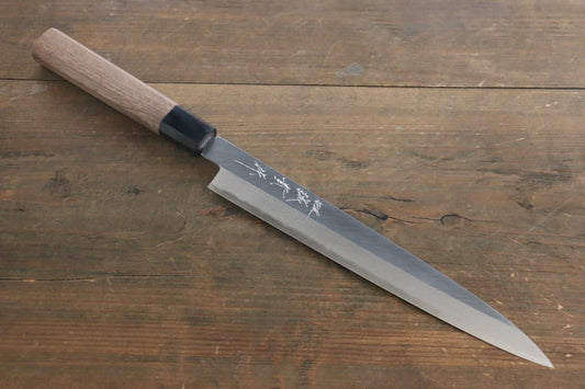Shigeki Tanaka Silver Steel No.3 (เหล็กเงิน No.3) มีด Yanagiba มีดทำครัวญี่ปุ่น 240mm ด้ามไม้วอลนัท