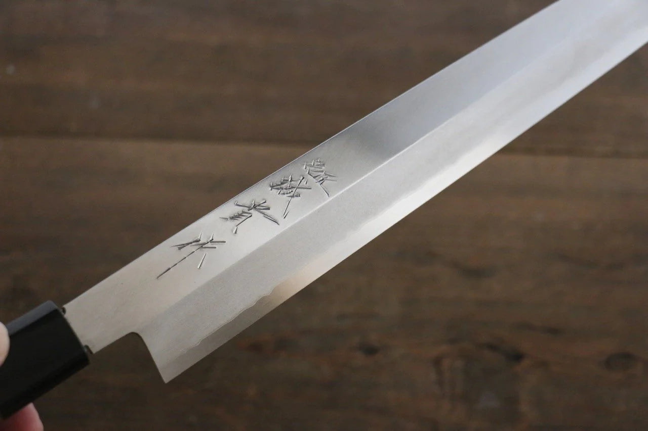 Shigeki Tanaka Silver Steel No.3 (เหล็กเงิน No.3) มีด Yanagiba มีดทำครัวญี่ปุ่น 300mm ด้ามไม้วอลนัท