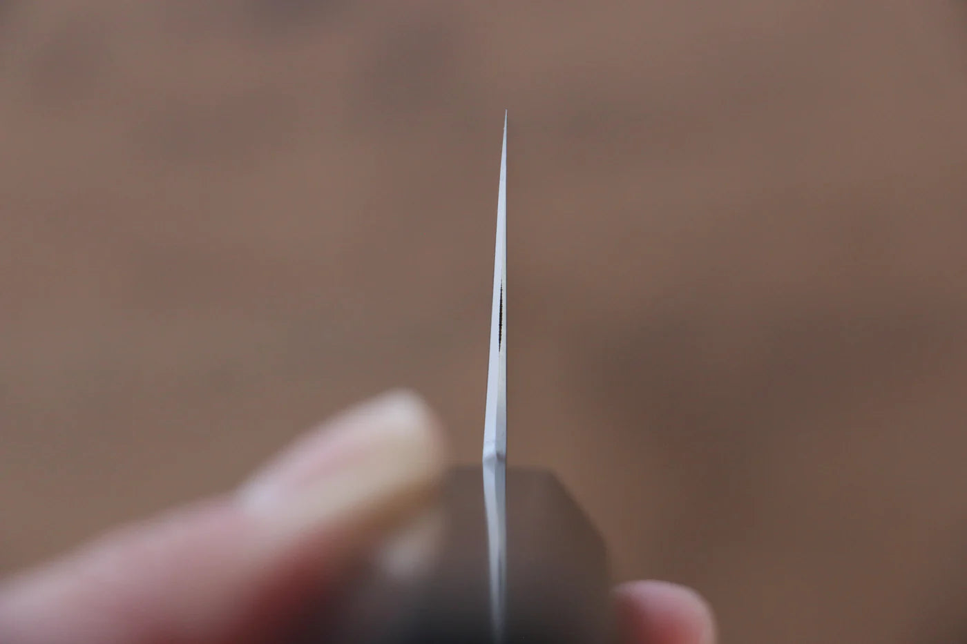 Jikko Honyaki White Steel (เหล็กกล้าขาว) No.3 Kasumitogi มีด Kiritsuke Gyuto มีดทำครัวญี่ปุ่น 210mm ด้ามไม้มะเกลือ