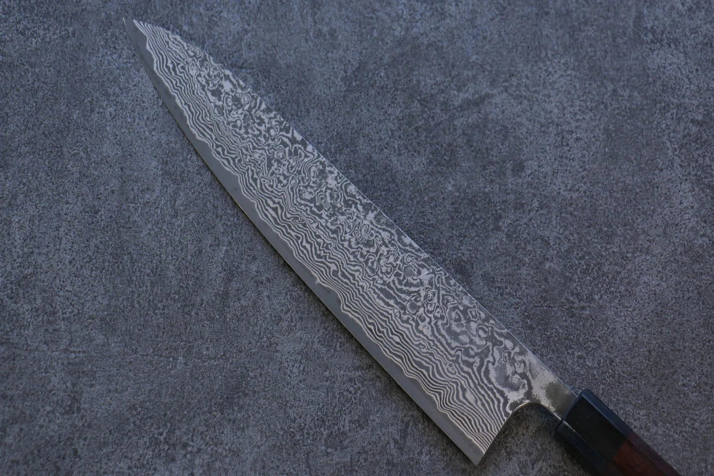 Nao Yamamoto SPG2 ดามัสกัสดำ มีดกิวโตะ Gyuto มีดทำครัวญี่ปุ่น 270mm ด้ามไม้พะยูง