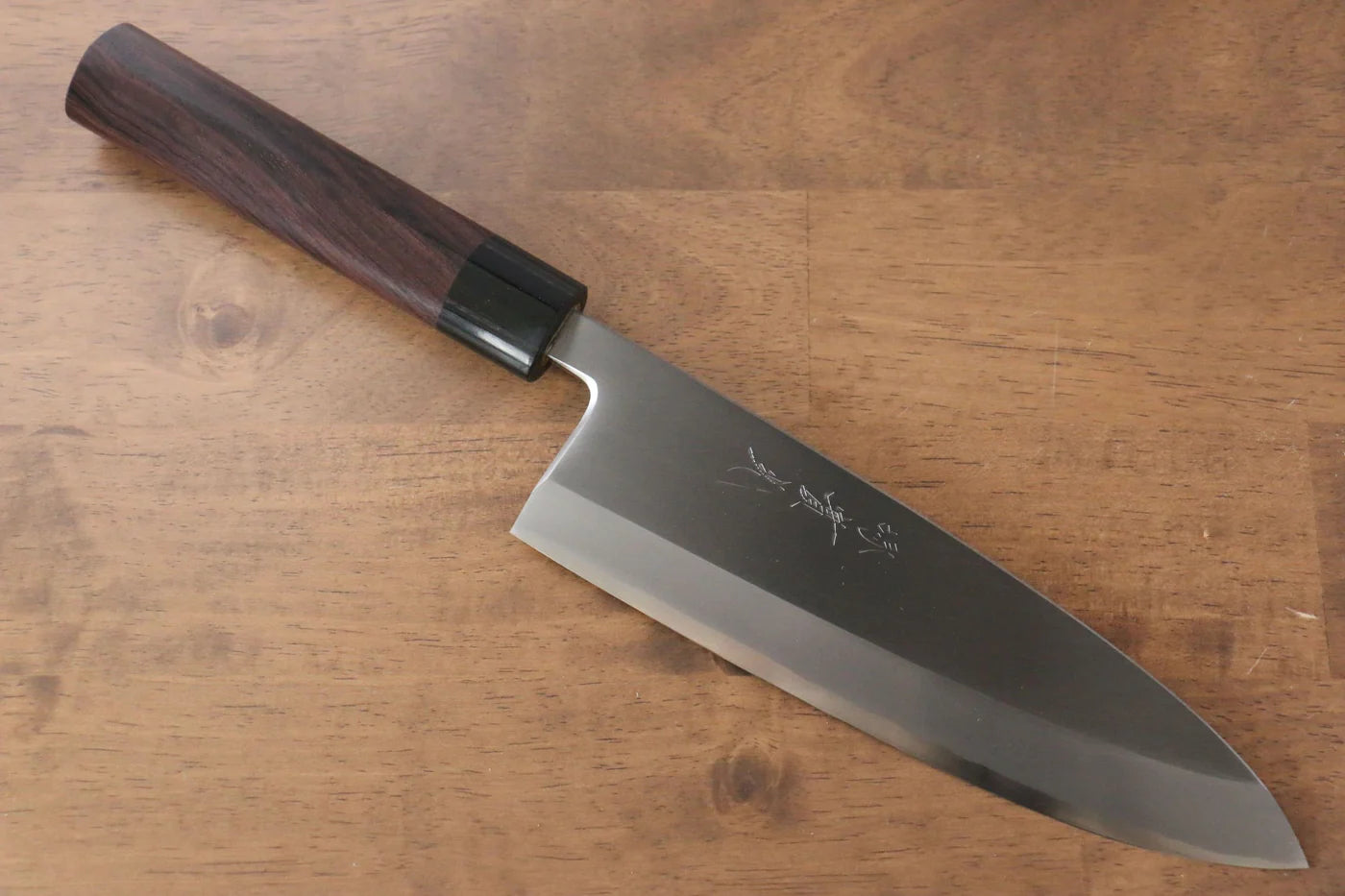 Jikko Silver Steel No.3 (เหล็กเงิน No.3) มีด Deba มีดทำครัวญี่ปุ่น 210mm ด้ามไม้พะยูง