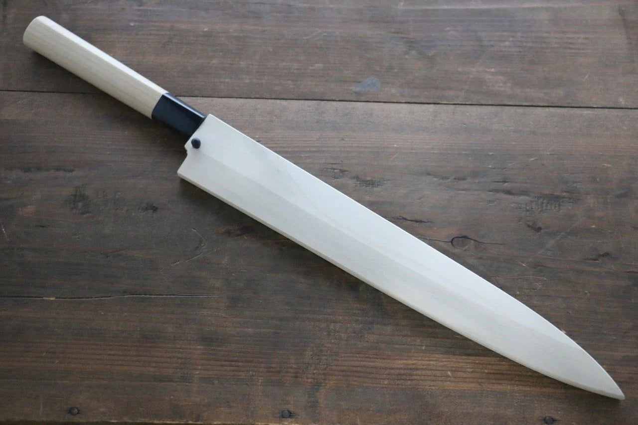 ไม้เเมกโนเลีย ฝัก (ปลอก) มีด มีด Yanagiba ไม้อัด 300mm Houei
