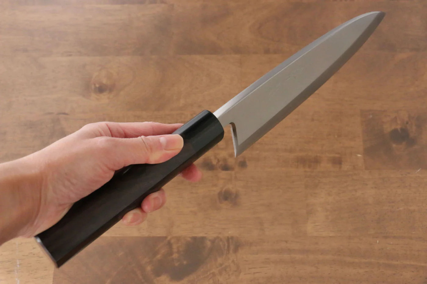 Jikko Silver Steel No.3 (เหล็กเงิน No.3) มีด Deba มีดทำครัวญี่ปุ่น 210mm ด้ามไม้พะยูง