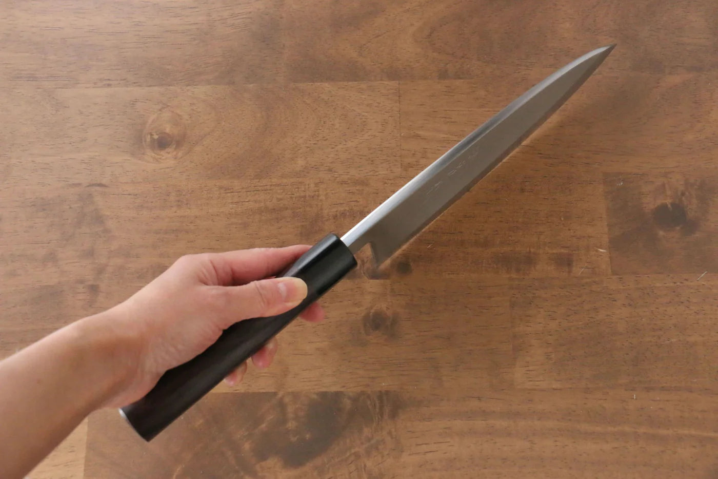 Jikko Silver Steel No.3 (เหล็กเงิน No.3) มีด Deba มีดทำครัวญี่ปุ่น 210mm ด้ามไม้พะยูง