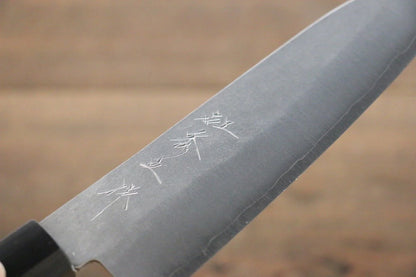Shigeki Tanaka Silver Steel No.3 (เหล็กเงิน No.3) ลายคล้ายผิวลูกสาลี่ มีด Santoku มีดทำครัวญี่ปุ่น 165mm ด้ามไม้วอลนัท