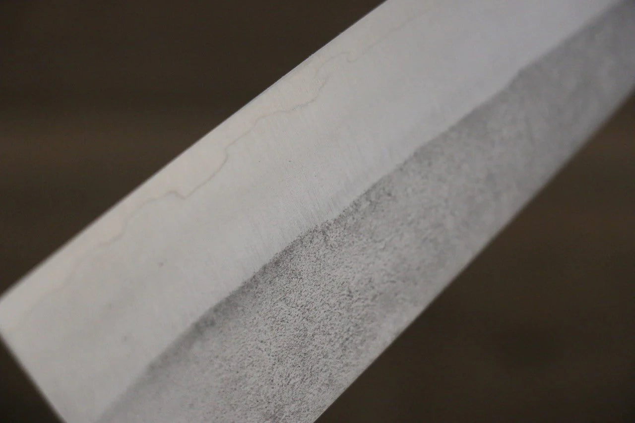 Shigeki Tanaka Silver Steel No.3 (เหล็กเงิน No.3) ลายคล้ายผิวลูกสาลี่ มีด Santoku มีดทำครัวญี่ปุ่น 165mm ด้ามไม้วอลนัท