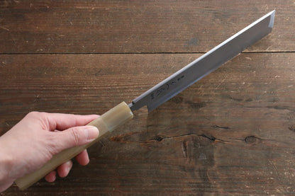 Masamoto Hongasumi White Steel (เหล็กกล้าขาว) No.2 มีด Usubaทรงสี่เหลี่ยม มีดทำครัวญี่ปุ่น 180mm ด้ามต้นเเมกโนเลีย