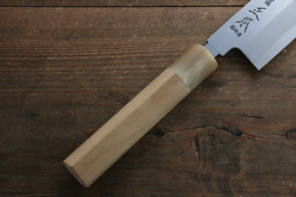 Masamoto Hongasumi White Steel (เหล็กกล้าขาว) No.2 มีด Usubaทรงสี่เหลี่ยม มีดทำครัวญี่ปุ่น 180mm ด้ามต้นเเมกโนเลีย