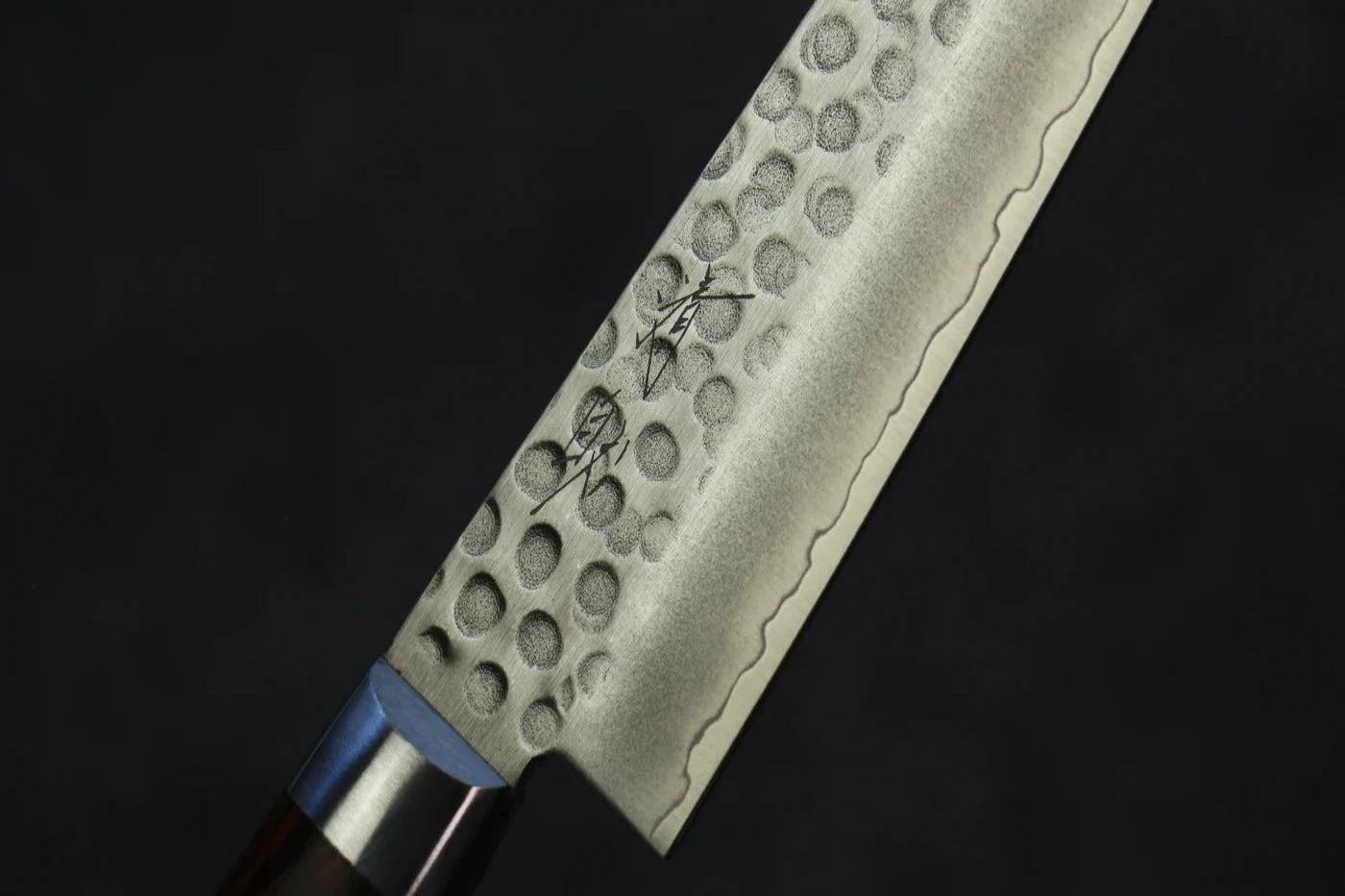 Seisuke Swedish Steel-stn (เหล็กสวีเดน stn) ลายค้อนตี มีดขนาดเล็ก  Petty มีดทำครัวญี่ปุ่น 150mm ด้ามมะฮอกกานี