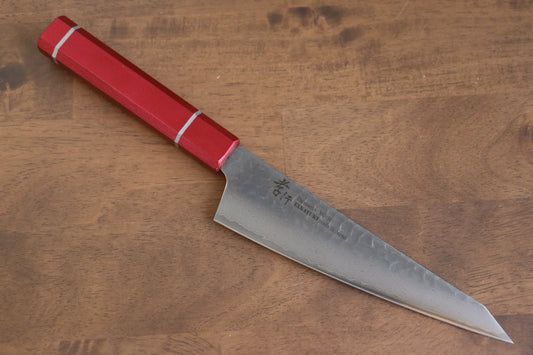 Sakai Takayuki VG10 ดามัสกัส 33 ชั้น มีดเลาะกระดูก เลาะกางปลา Sabaki มีดทำครัวญี่ปุ่น 180mm ด้ามไม้โอ๊กเคลือบ (Kouseki)