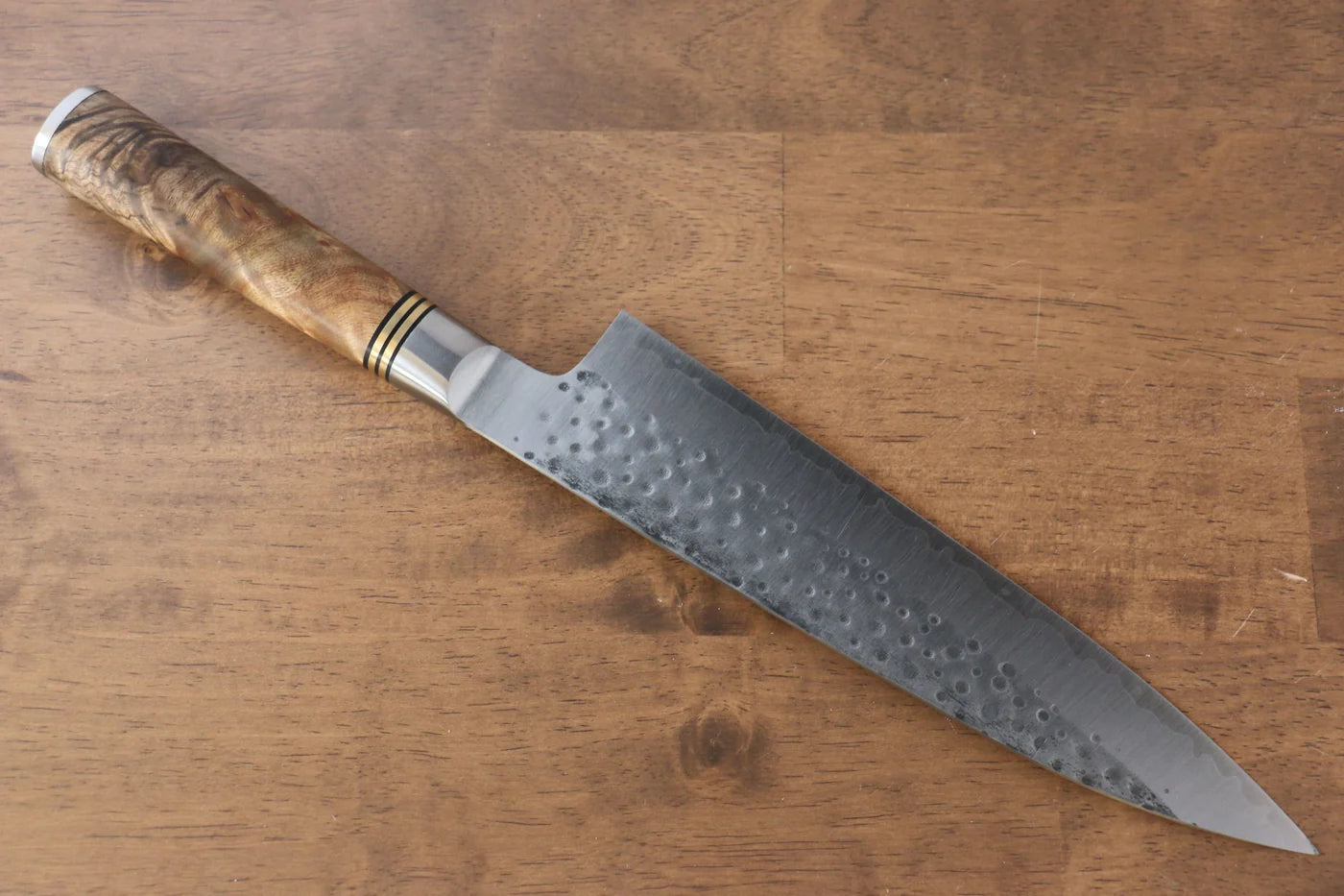 Takeshi Saji R2/SG2 ลายค้อนตี (กลม) มีดกิวโตะ Gyuto มีดทำครัวญี่ปุ่น 210mm ด้ามคะริน