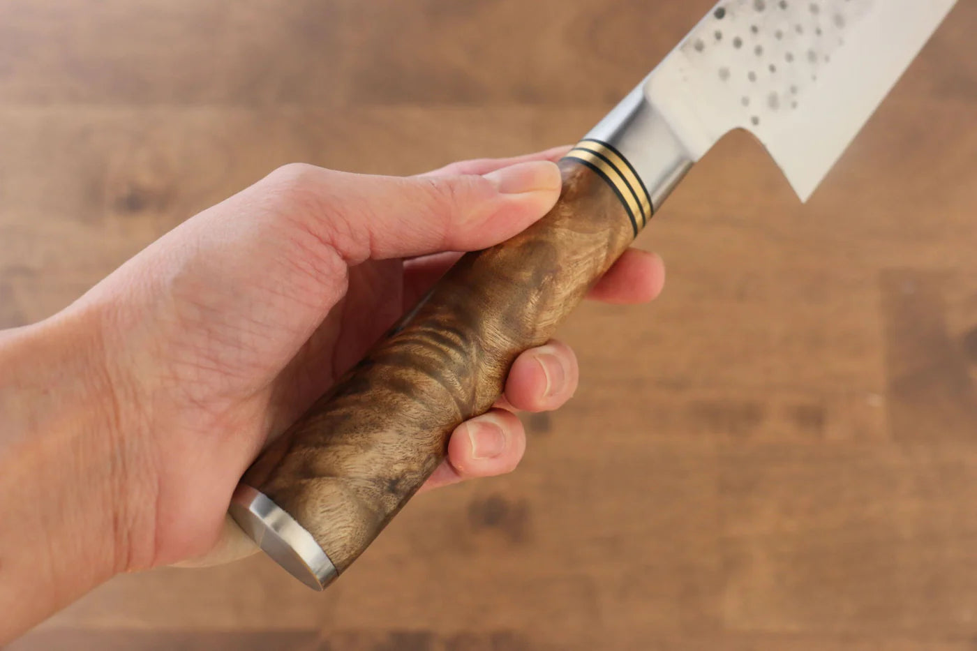 Takeshi Saji R2/SG2 ลายค้อนตี (กลม) มีดกิวโตะ Gyuto มีดทำครัวญี่ปุ่น 210mm ด้ามคะริน