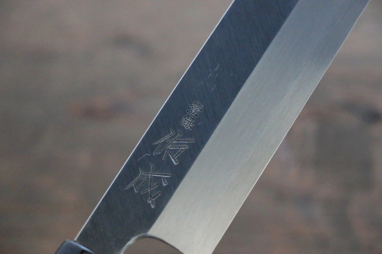 Sukenari White Steel (เหล็กกล้าขาว) No.2 Hongasumi มีด Kamagata Mukimono มีดทำครัวญี่ปุ่น ด้ามต้นเเมกโนเลีย