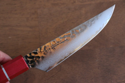 Sakai Takayuki VG10 ดามัสกัส 33 ชั้น มีดสเต็ก มีดทำครัวญี่ปุ่น 120mm ด้ามไม้โอ๊กเคลือบ (Kouseki)