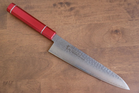 Sakai Takayuki VG10 ดามัสกัส 33 ชั้น มีดกิวโตะ Gyuto มีดทำครัวญี่ปุ่น 210mm ด้ามไม้โอ๊กเคลือบ (Kouseki)