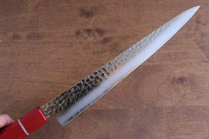 Sakai Takayuki VG10 ดามัสกัส 33 ชั้น มีดเลาะเอ็น Sujihiki มีดทำครัวญี่ปุ่น 240mm ด้ามไม้โอ๊กเคลือบ (Kouseki)