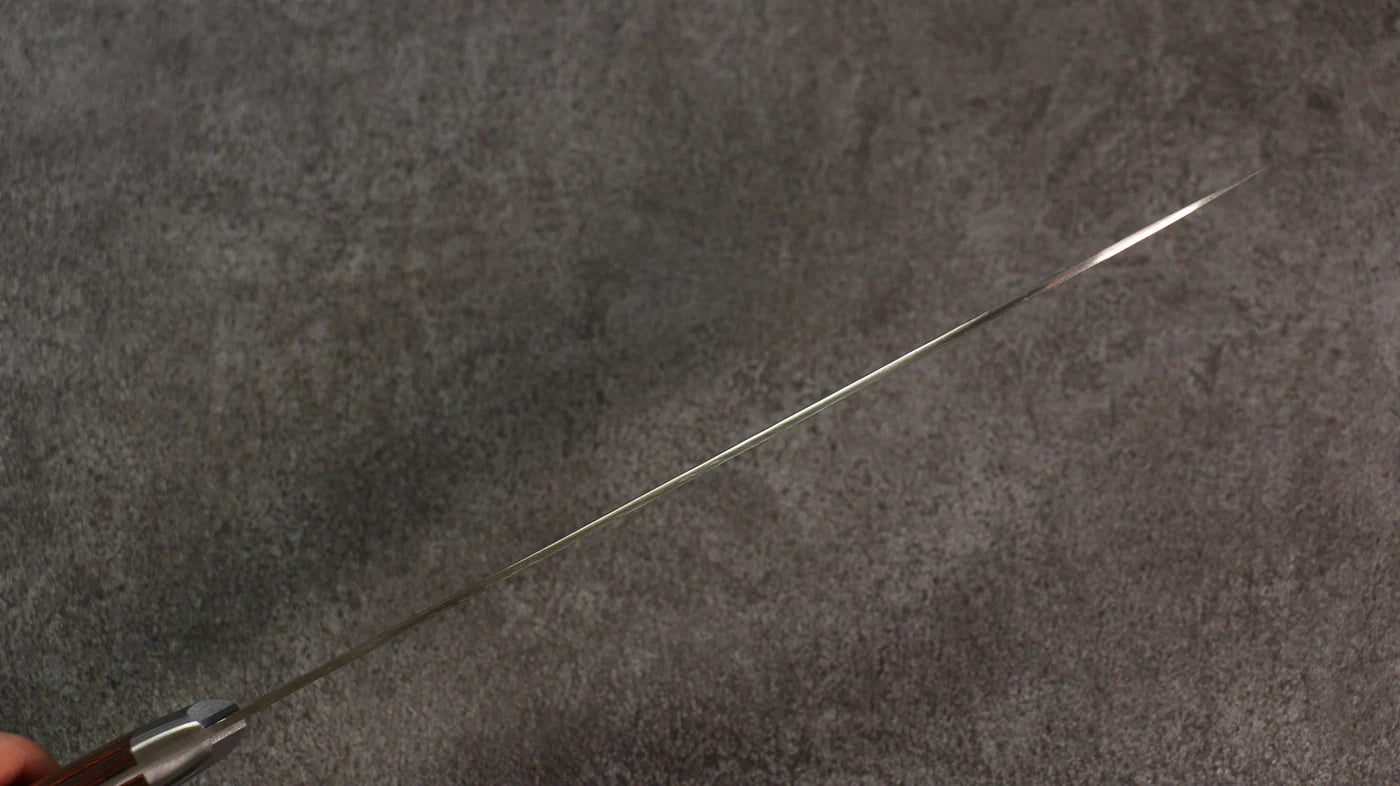 Seisuke Swedish Steel-stn (เหล็กสวีเดน stn) ลายค้อนตี มีดกิวโตะ Gyuto มีดทำครัวญี่ปุ่น 240mm ด้ามมะฮอกกานี