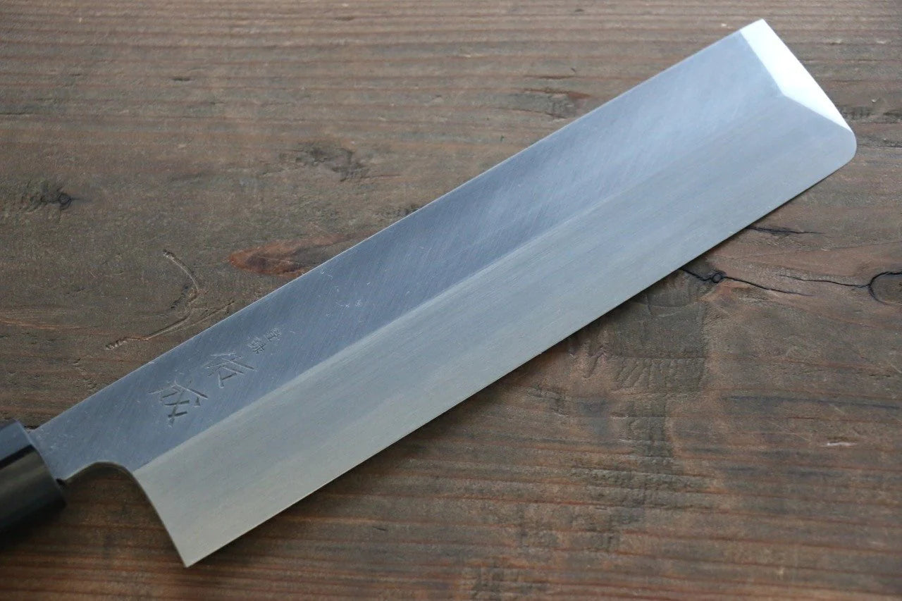 Sukenari White Steel (เหล็กกล้าขาว) No.2 Hongasumi มีด Usuba มีดทำครัวญี่ปุ่น ด้ามต้นเเมกโนเลีย