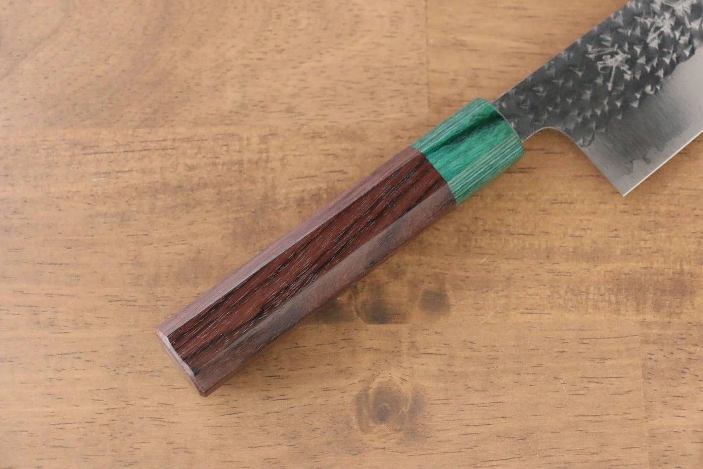 Yu Kurosaki Senko R2/SG2 ลายค้อนตี มีด Santoku มีดทำครัวญี่ปุ่น 165mm ด้ามไม้พะยูง