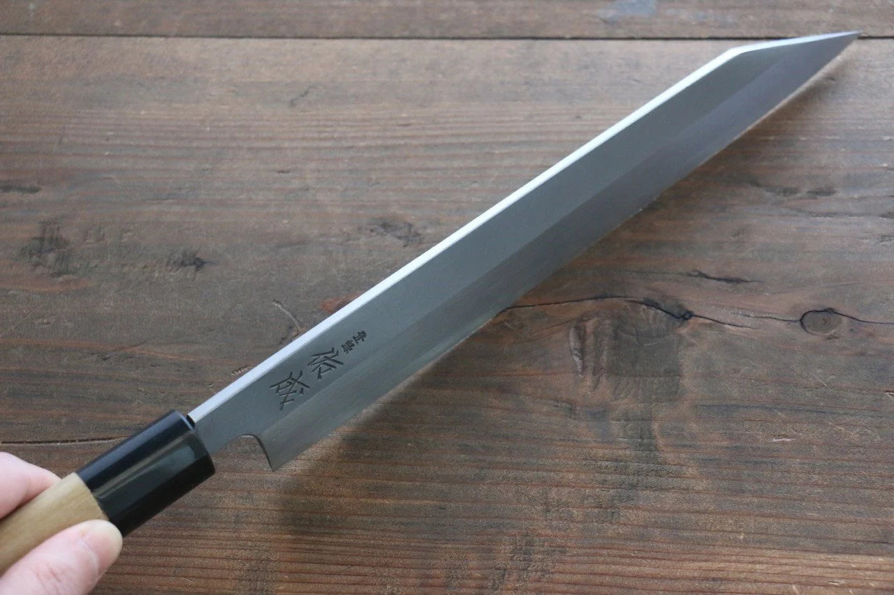 Sukenari White Steel (เหล็กกล้าขาว) No.2 Hongasumi มีด Kiritsuke มีดทำครัวญี่ปุ่น ด้ามต้นเเมกโนเลีย