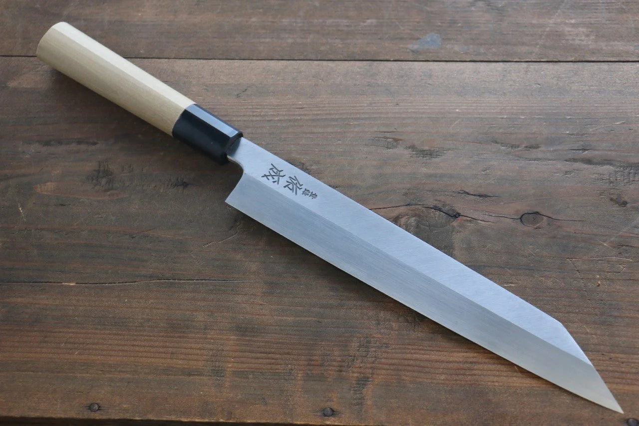 Sukenari White Steel (เหล็กกล้าขาว) No.2 Hongasumi มีด Kiritsuke มีดทำครัวญี่ปุ่น ด้ามต้นเเมกโนเลีย
