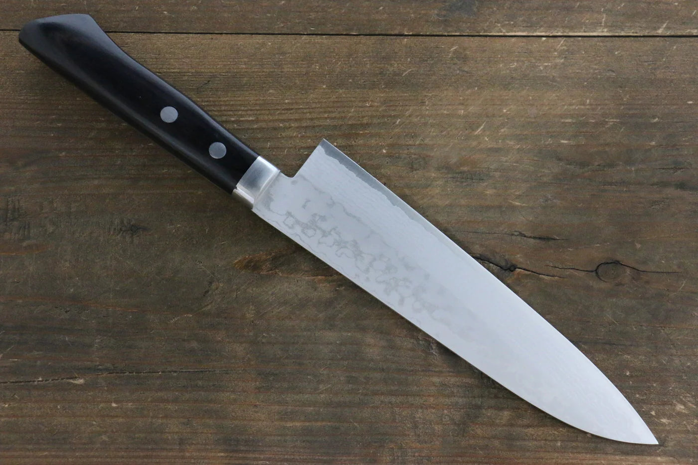 Kunihira Sairyu VG10 ดามัสกัส มีดกิวโตะ Gyuto มีดทำครัวญี่ปุ่น 180mm ด้ามไม้ Pakka wood
