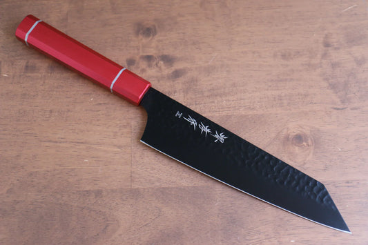 Sakai Takayuki Kurokage VG10 ลายค้อนตี เคลือบเทฟลอน มีด Kengata Gyuto มีดทำครัวญี่ปุ่น 190mm ด้ามไม้โอ๊กเคลือบ (Kouseki)