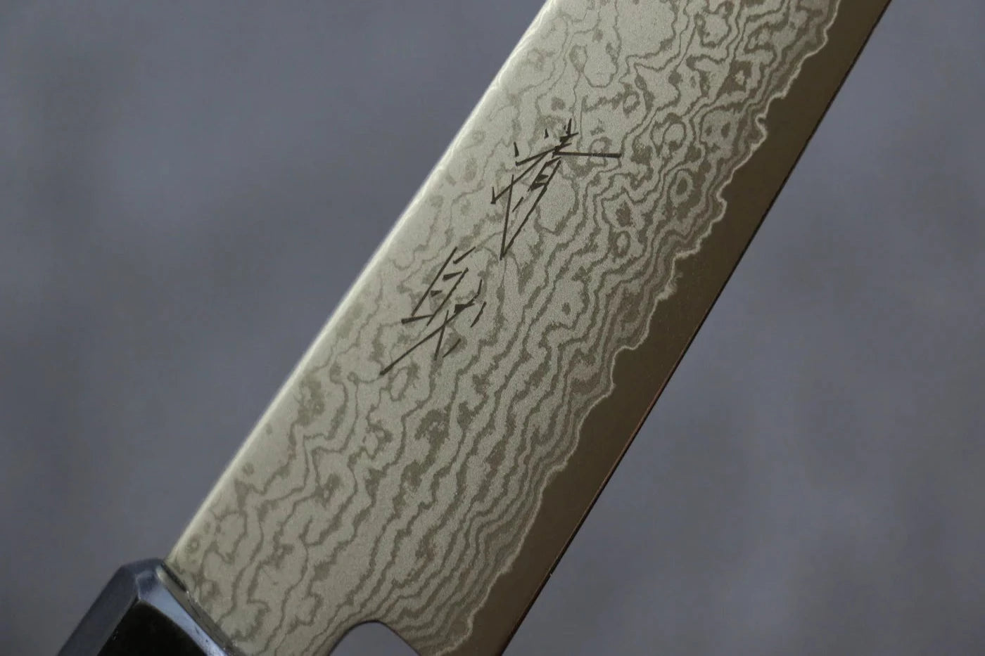 Seisuke VG10 ดามัสกัส มีดขนาดเล็ก  Petty มีดทำครัวญี่ปุ่น 150mm ด้ามไม้ Pakka wood สีเทา