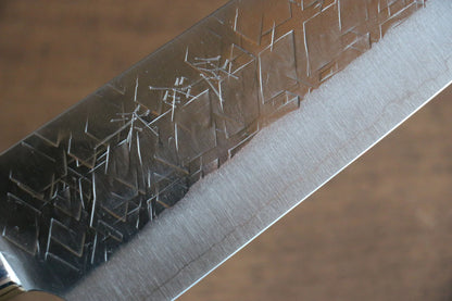 Takeshi Saji SRS13 ลายค้อนตี มีดกิวโตะ Gyuto มีดทำครัวญี่ปุ่น 240mm ด้ามเทอร์คอยซ์สีน้ำเงิน