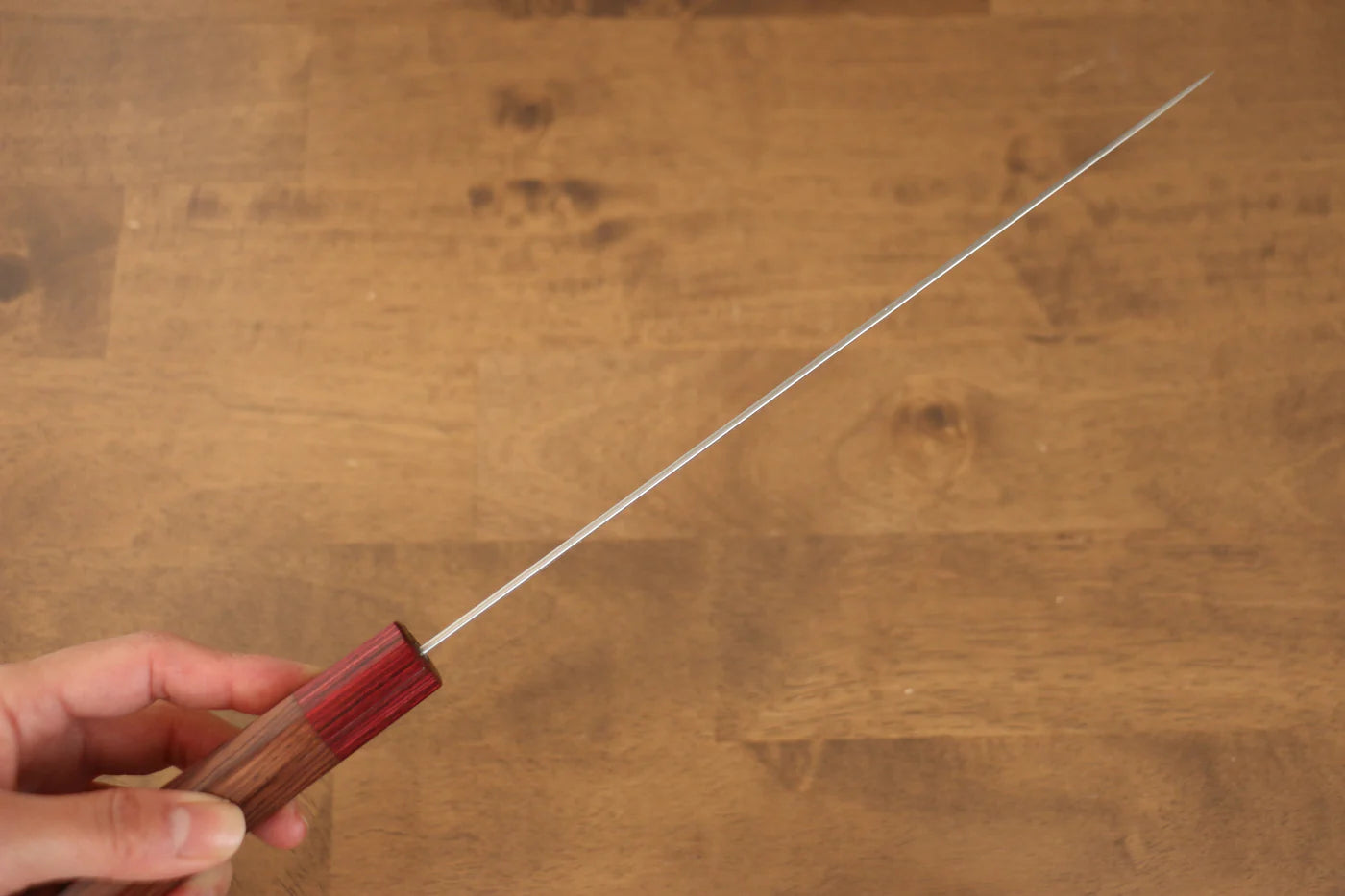 Yoshimi Kato R2/SG2 ดามัสกัส มีดกิวโตะ Gyuto มีดทำครัวญี่ปุ่น 240mm ด้ามฮอนดูรัสแดง