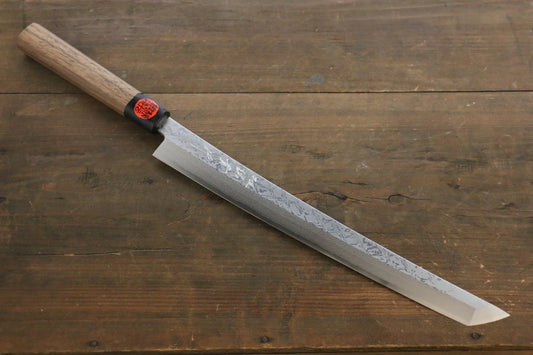 Shigeki Tanaka VG10 มีด Sakimaru Takohiki มีดทำครัวญี่ปุ่น 300mm ด้ามไม้วอลนัท