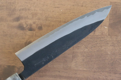 Nao Yamamoto White Steel (เหล็กกล้าขาว) No.2 Kurouchi มีดกิวโตะ Gyuto มีดทำครัวญี่ปุ่น 180mm ด้ามซากุระ
