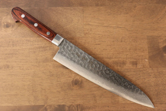 Sakai Takayuki Kukipapa VG10 ดามัสกัส 17 ชั้น มีดกิวโตะ Gyuto มีดทำครัวญี่ปุ่น 180mm