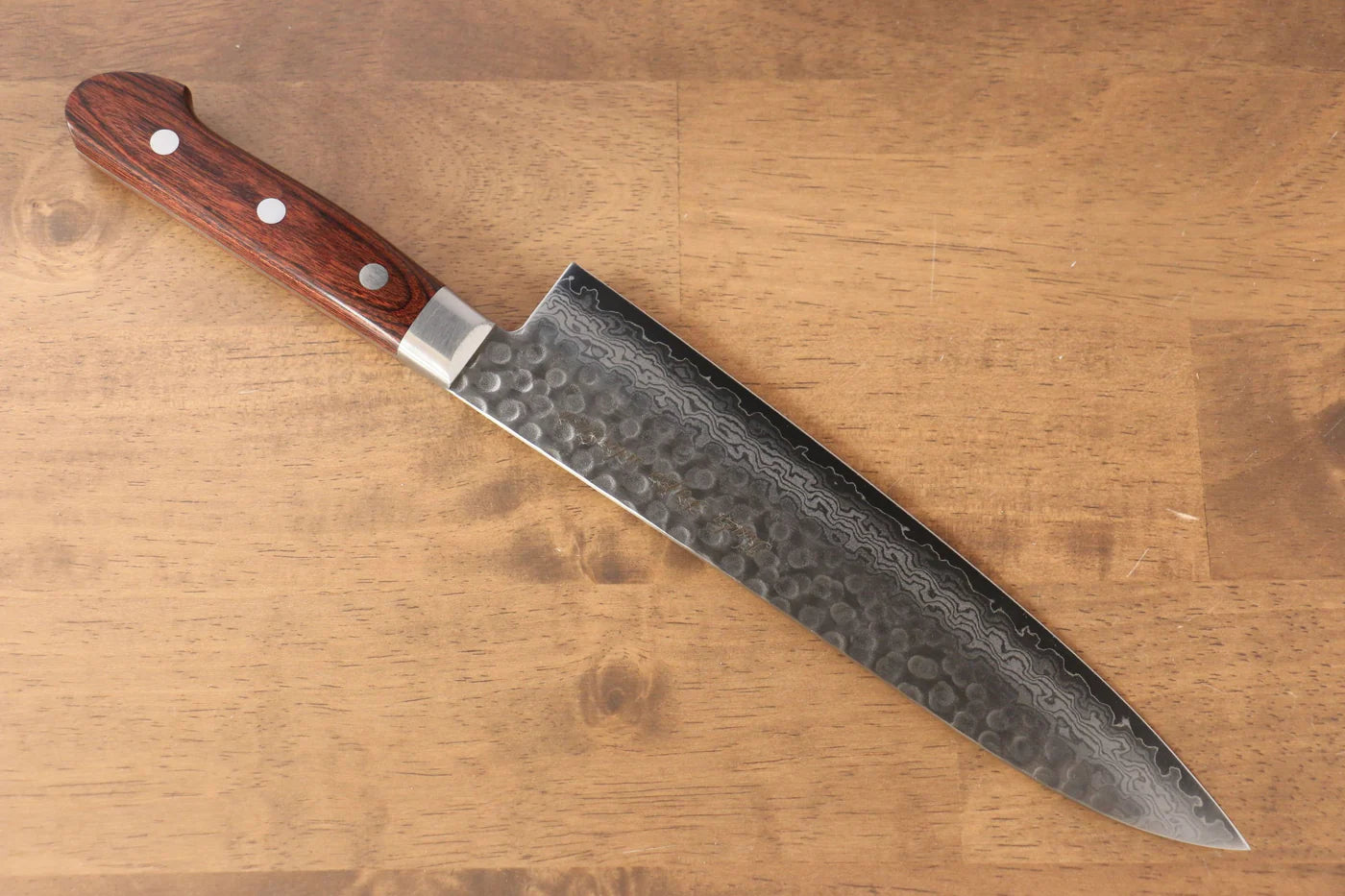 Sakai Takayuki Kukipapa VG10 ดามัสกัส 17 ชั้น มีดกิวโตะ Gyuto มีดทำครัวญี่ปุ่น 180mm