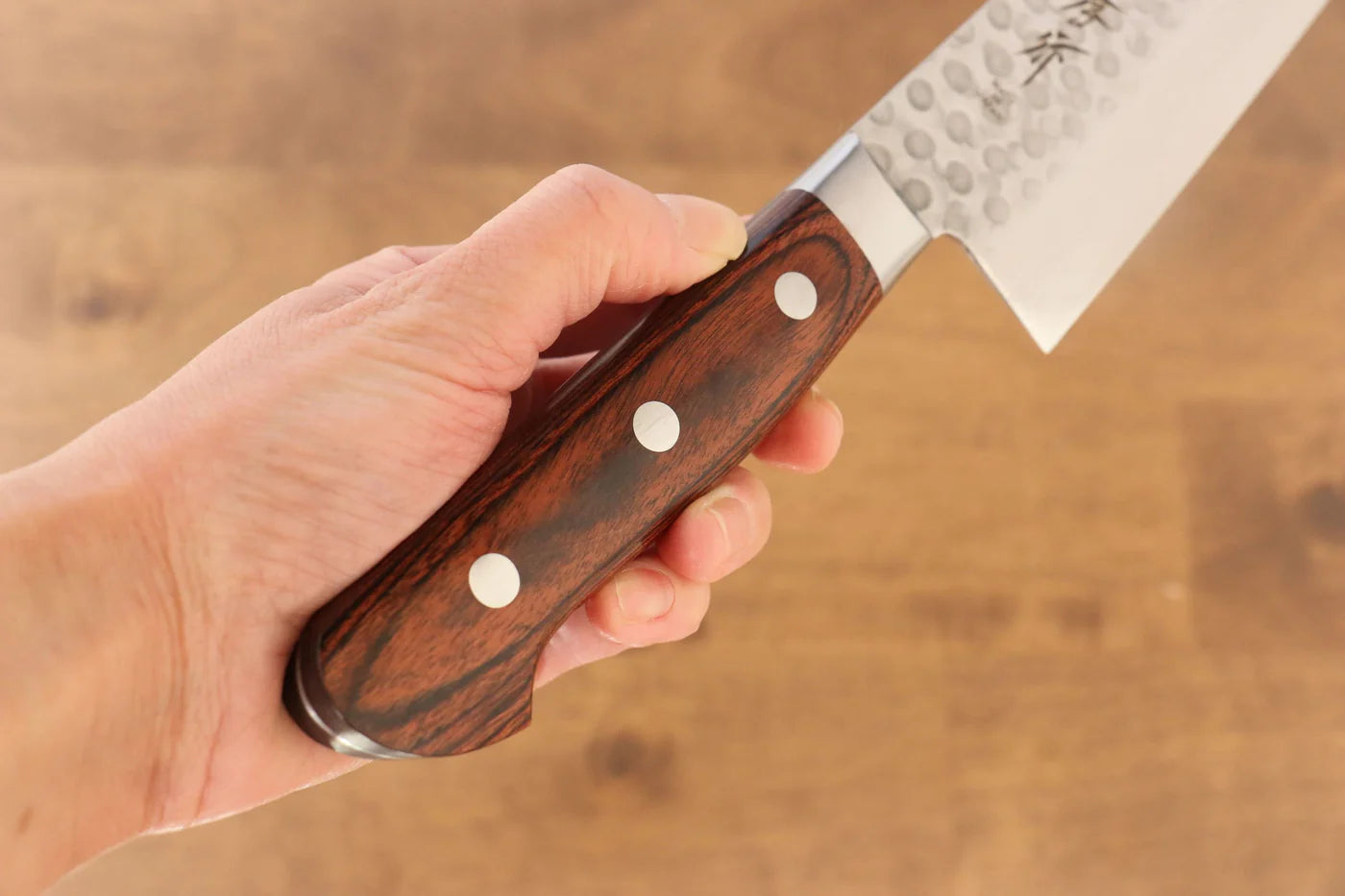 Sakai Takayuki Kukipapa VG10 ดามัสกัส 17 ชั้น มีดกิวโตะ Gyuto มีดทำครัวญี่ปุ่น 180mm
