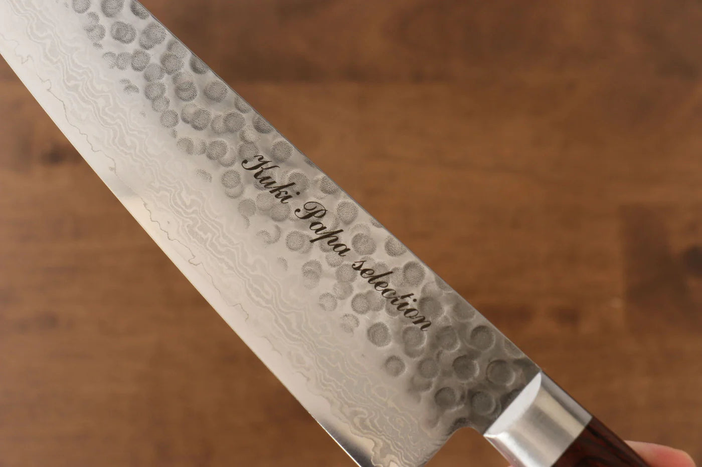 Sakai Takayuki Kukipapa VG10 ดามัสกัส 17 ชั้น มีดกิวโตะ Gyuto มีดทำครัวญี่ปุ่น 180mm