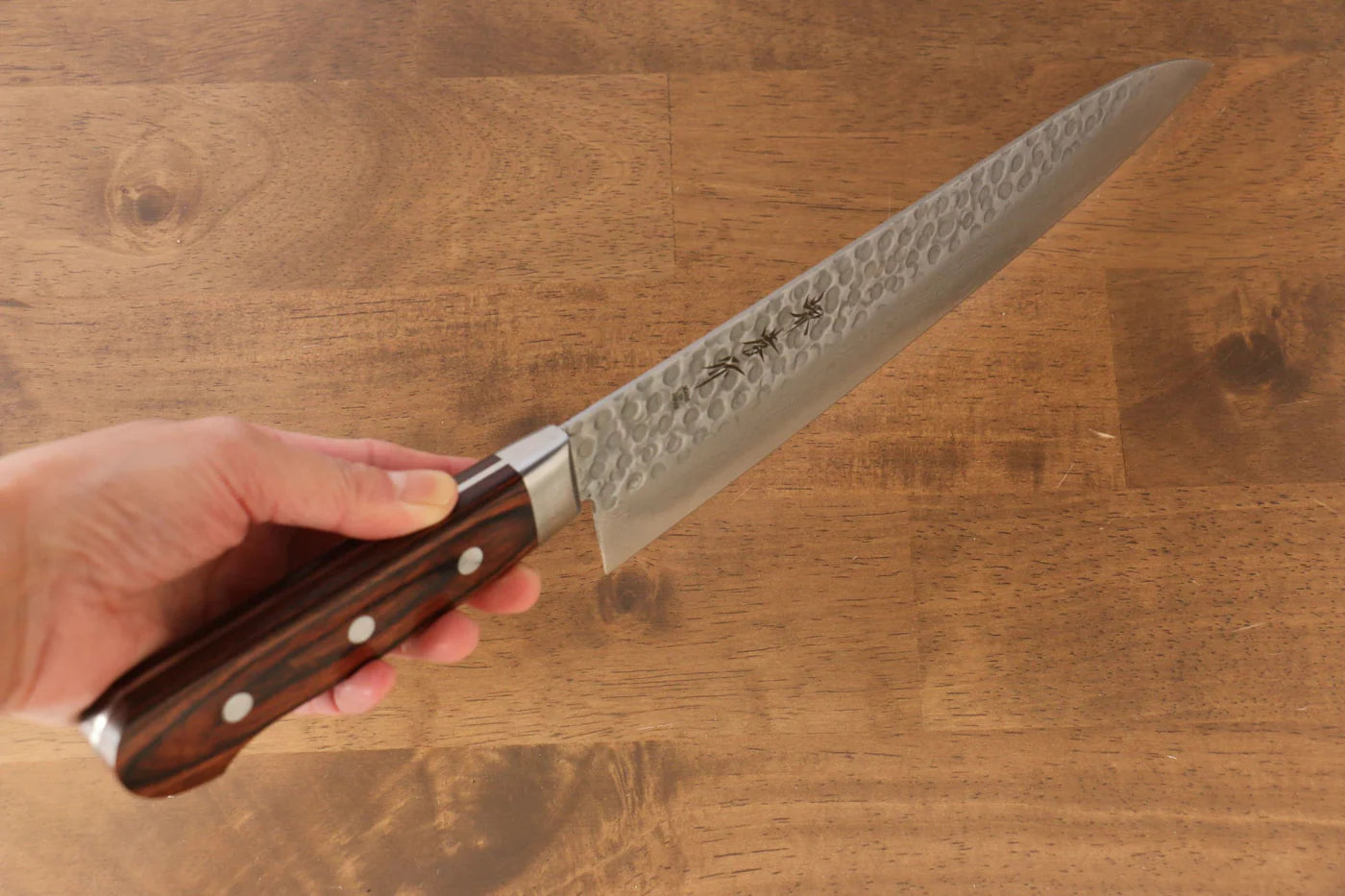 Sakai Takayuki Kukipapa VG10 ดามัสกัส 17 ชั้น มีดกิวโตะ Gyuto มีดทำครัวญี่ปุ่น 240mm