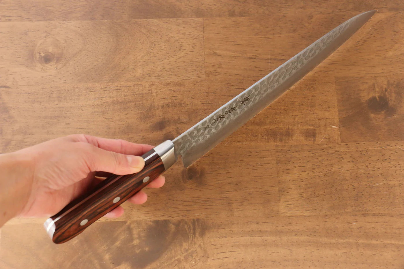 Sakai Takayuki Kukipapa VG10 ดามัสกัส 17 ชั้น มีดกิวโตะ Gyuto มีดทำครัวญี่ปุ่น 240mm