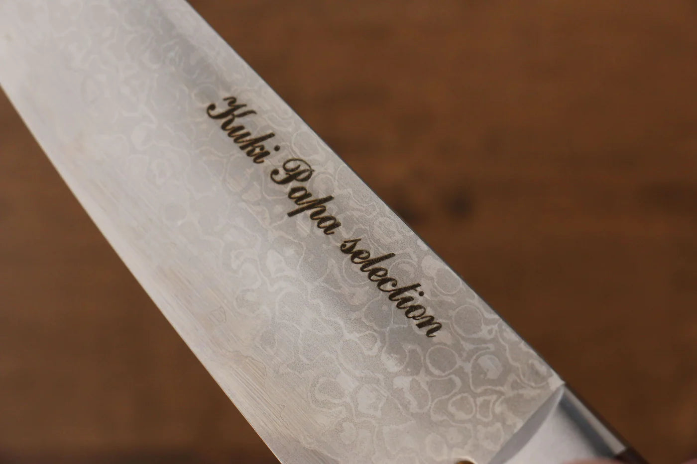 Sakai Takayuki Kukipapa VG10 ดามัสกัส 17 ชั้น ขัดขึ้นเงากระจก มีด Santoku มีดทำครัวญี่ปุ่น 170mm