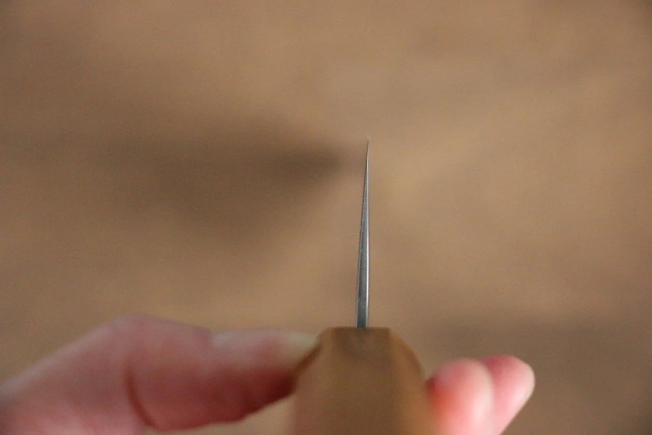Seisuke Tsukikage AUS10 ขัด ดามัสกัส ลายค้อนตี มีด Kiritsuke มีดทำครัวญี่ปุ่น 210mm ด้ามโอ๊ค