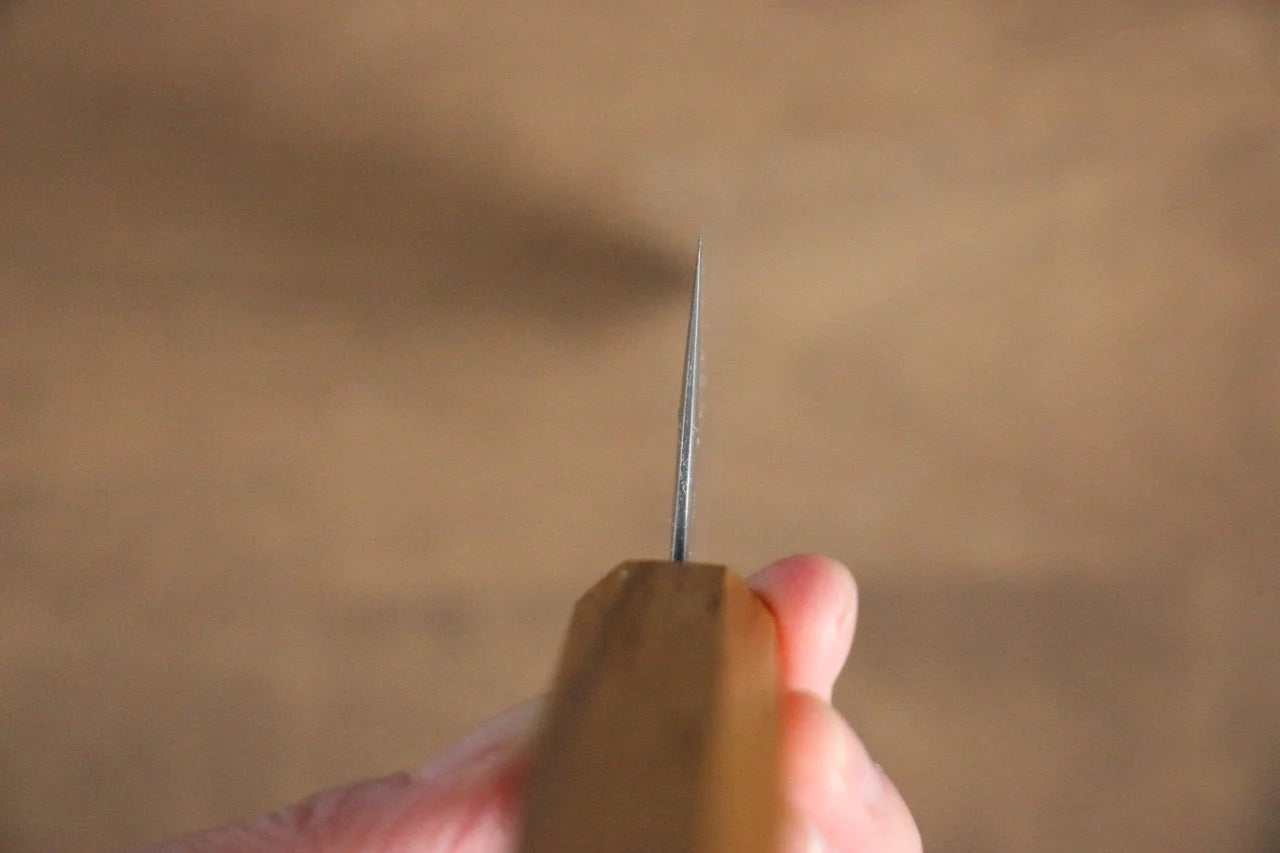 Seisuke Tsukikage AUS10 ขัด ดามัสกัส ลายค้อนตี มีดกิวโตะ Gyuto มีดทำครัวญี่ปุ่น 210mm ด้ามโอ๊ค