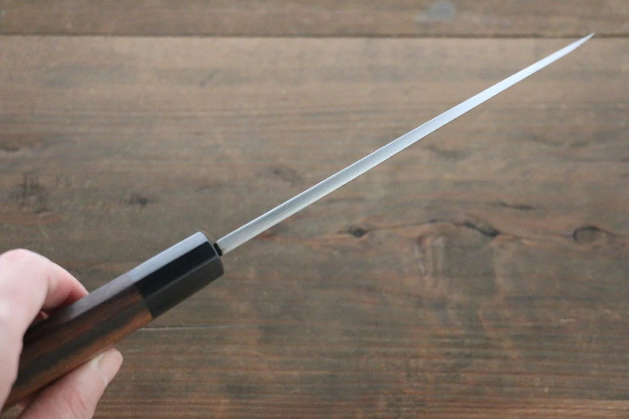 Hideo Kitaoka Blue Steel (บลูสตีล) No.2 ดามัสกัส มีด Funayuki มีดทำครัวญี่ปุ่น 170mm ด้ามไม้พะยูง