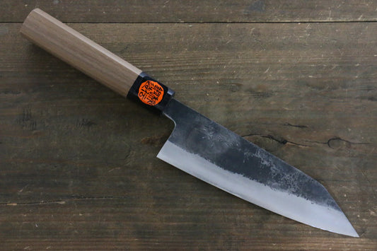 Shigeki Tanaka TEKKA Blue Steel (บลูสตีล) No.2 Kurouchi มีด Santoku มีดทำครัวญี่ปุ่น 165mm ด้ามไม้วอลนัท