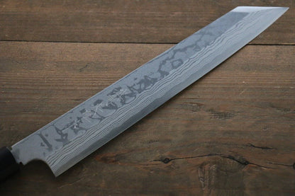 Hideo Kitaoka Blue Steel (บลูสตีล) No.2 ดามัสกัส มีด Kiritsuke Yanagiba มีดทำครัวญี่ปุ่น 240mm ด้ามไม้พะยูง