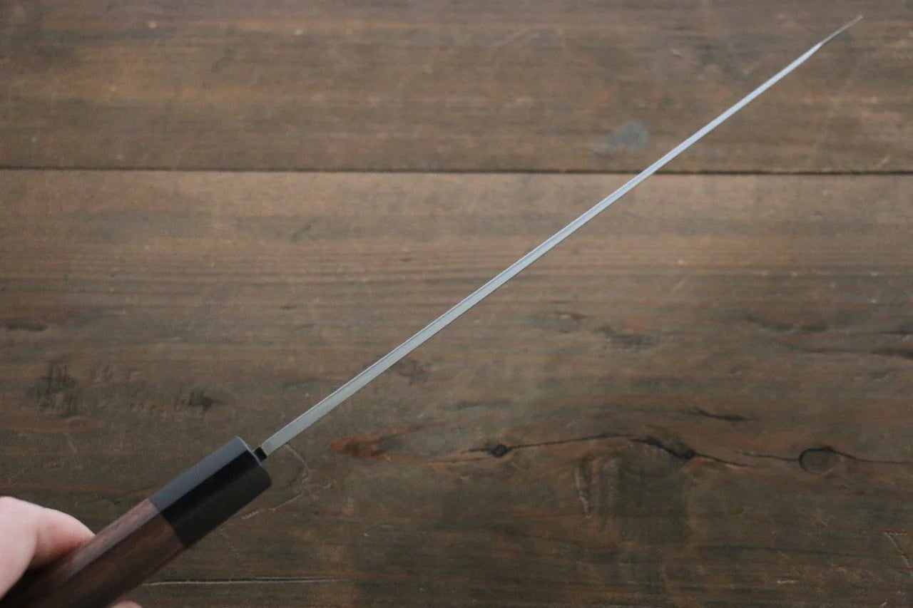 Hideo Kitaoka Blue Steel (บลูสตีล) No.2 ดามัสกัส มีด Kiritsuke Yanagiba มีดทำครัวญี่ปุ่น 240mm ด้ามไม้พะยูง