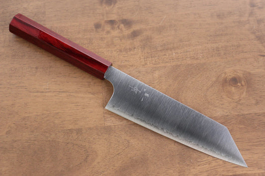 Kei Kobayashi R2/SG2 มีดสำหรับการใช้งานได้ทั่วไป Bunka มีดทำครัวญี่ปุ่น 170mm ด้ามเคลือบสีเเดง