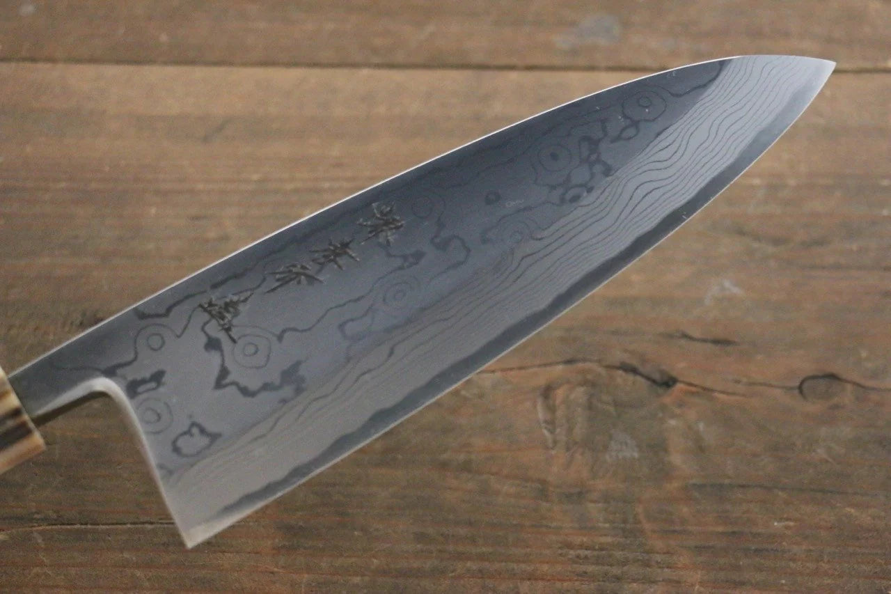 Sakai Takayuki Uzushio White Steel (เหล็กกล้าขาว) No.2 มีด Deba มีดทำครัวญี่ปุ่น ด้ามต้นเเมกโนเลีย